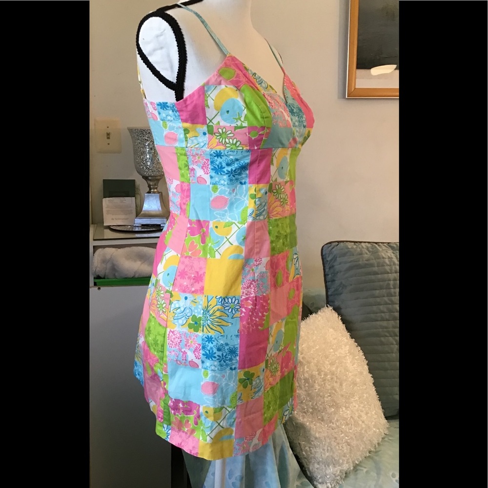 Lilly Pulitzer colorful dress. Size 0 - Picture 2 of 4